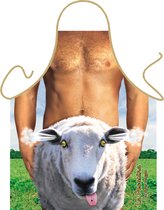 Tablier de cuisine sexy mouton - 94 x 57 cm