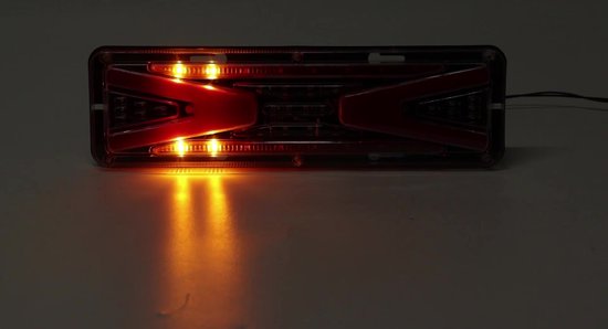 2 x LED Dynamic Feu arrière de Remorque Camion 12v 24v
