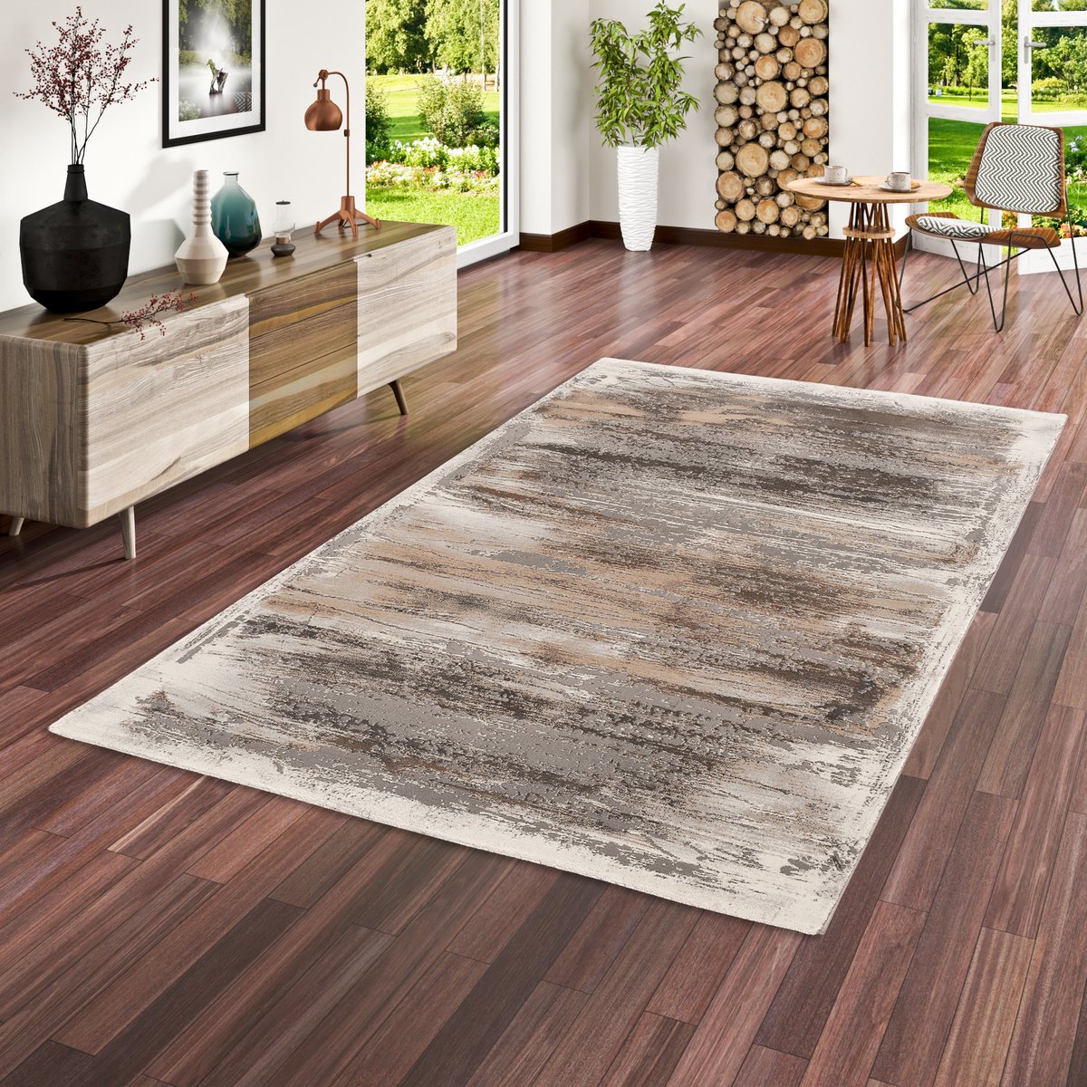 Pergamon Carrara - Tapis Design de Luxe - Mix Gradient