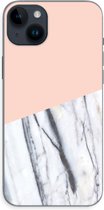 Case Company® - Hoesje geschikt voor iPhone 14 Plus hoesje - A touch of peach - Soft Cover Telefoonhoesje - Bescherming aan alle Kanten en Schermrand