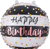 Folieballon happy birthday 45 cm