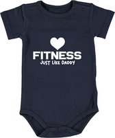 Love Fitness just like daddy Jongens Rompertje | romper | baby | babykleding | babyrompertje | kado | cadeau