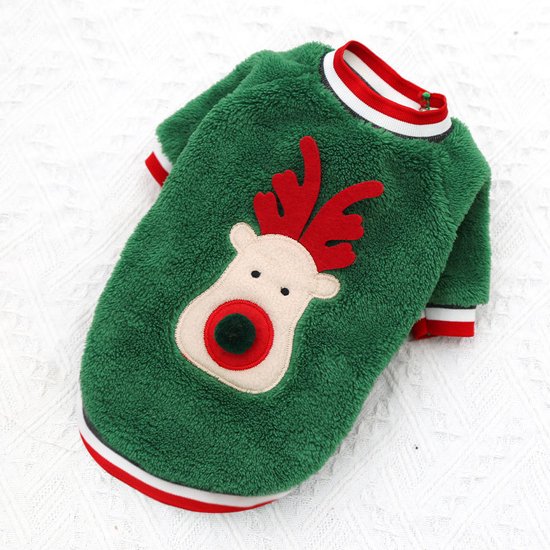 Kersttrui hond 'rendier'