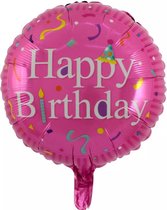 Folieballon happy birthday 45 cm