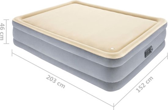 Bestway Luchtbed met ingebouwde pomp 203x152x46 cm van Bestway — afbeelding 4
