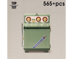 brickparts.nl - Klassieke Bricks Retro Vintage Wasmachine MOC Decoratie -is compatibel met het bekende merk.