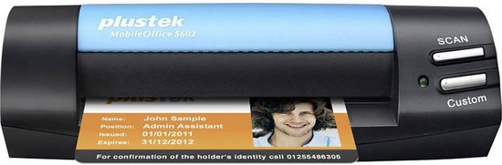 PLUSTEK D600 Duplex-Scanner - Kompakt & Mobil Für Visitenkarten & Belege