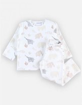 Noukie's - Pyjama - 2 pièces - Velours - Union - Imprimé éléphant - 5 ans 110