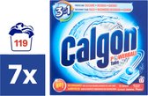 Bol.com Calgon - 3 in 1 Tabs - Ontkalkingstabletten voor Wasmachines - 7 x 17 tabletten (119 tabletten) aanbieding