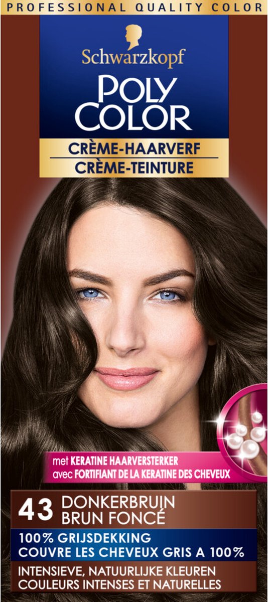 Schwarzkopf poly haarverf donkerbruin