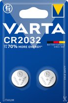 Varta CR 2032 - Lithium Knoopcel batterij - 3 Volt - 2 stuks