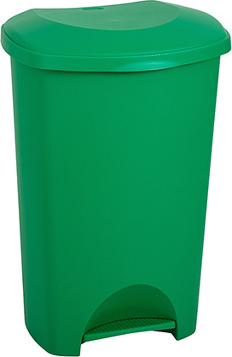 Pedaalemmer - Prullenbak - Afvalbak - 50 liter – Groen
