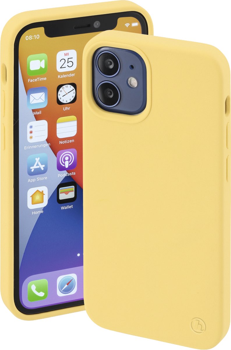 Hama MagCase Finest Feel Pro - Apple iPhone 12 Mini - Geel