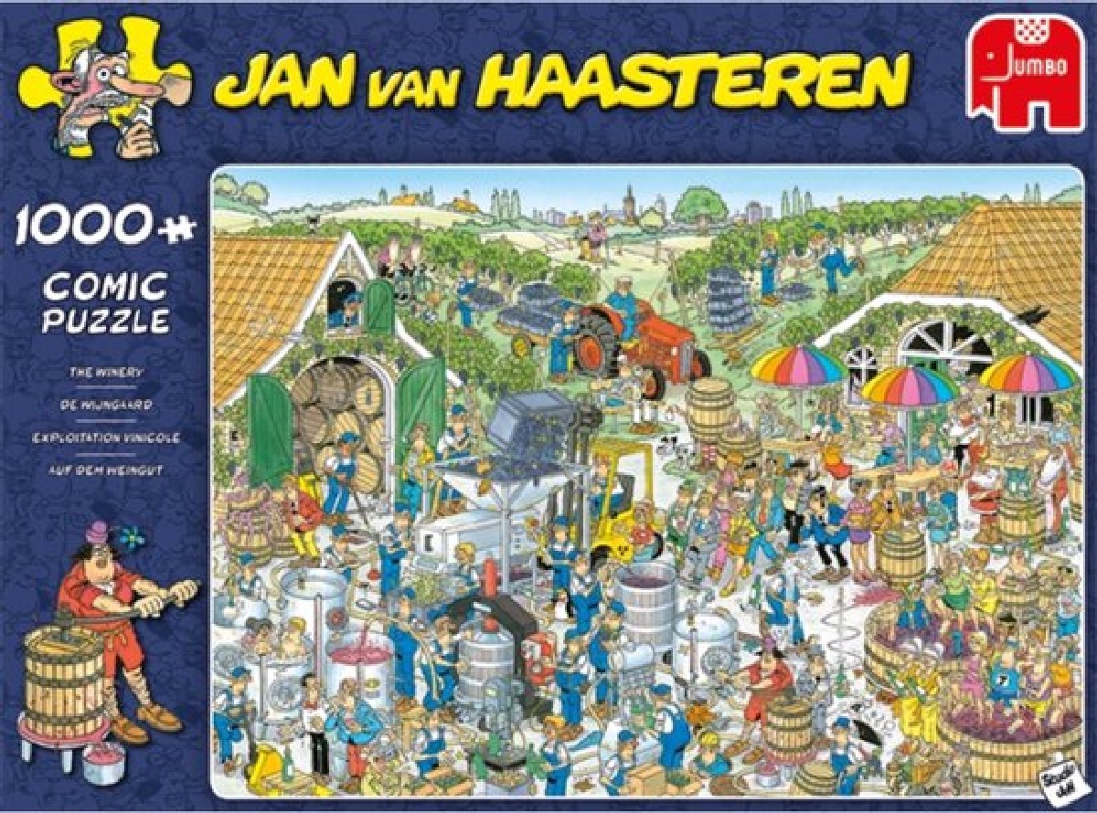 Jan Van Haasteren By Land Air And Sea 1000 Piece Jigsaw Puzzle - Colorful Cartoon Art Puzzle (81912)