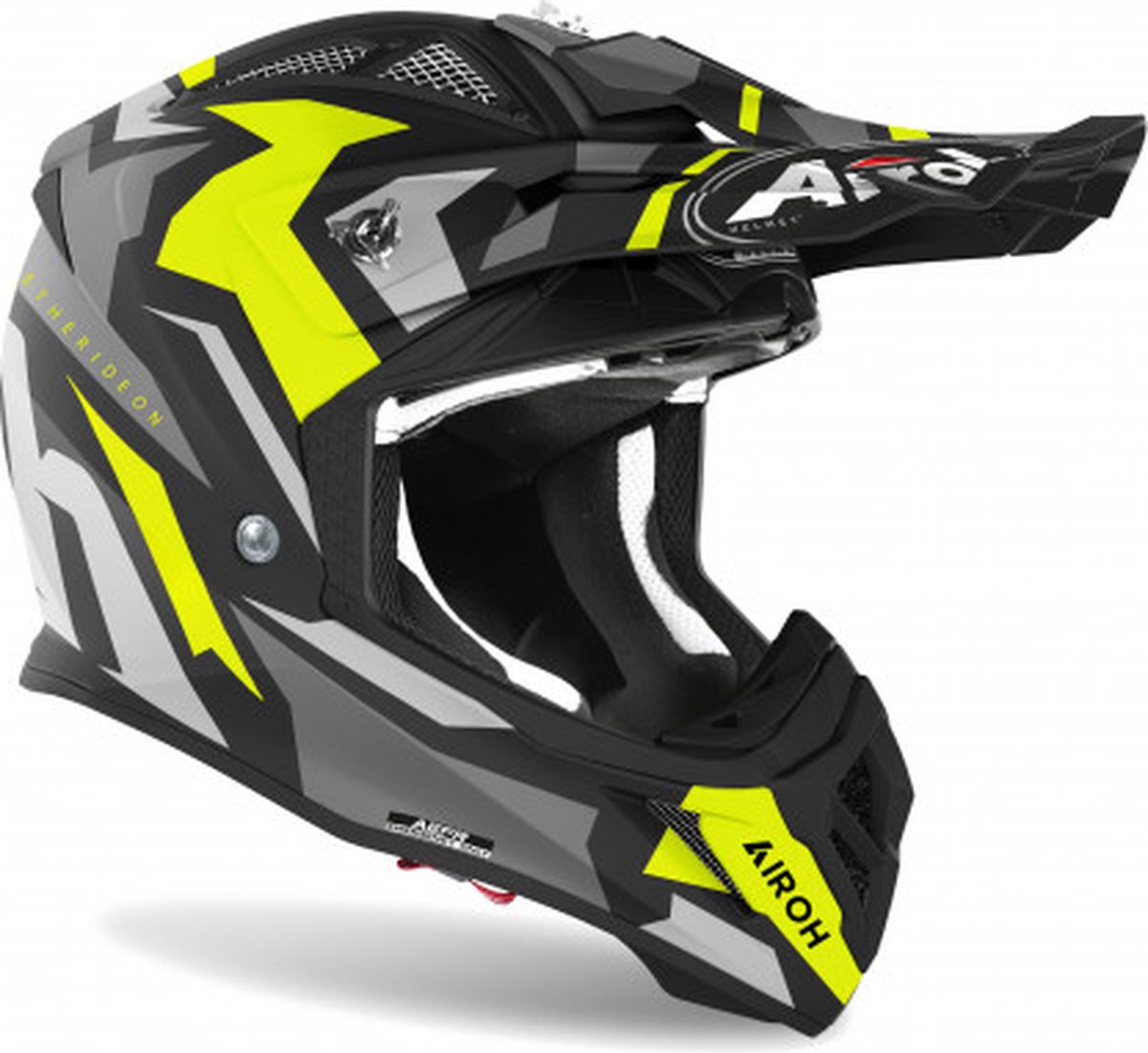 Cross Enduro Motorcycle Helmet Airoh AVIATOR 3 GLORY Matt Orange For Sale Online