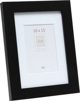 Deknudt Frames fotolijst - zwart met passe-partout - 7x10 / 10x15 cm