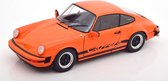 Porsche 911 (930) 3.0 Carrera 1977 Oranje / Zwart 1-18 Solido