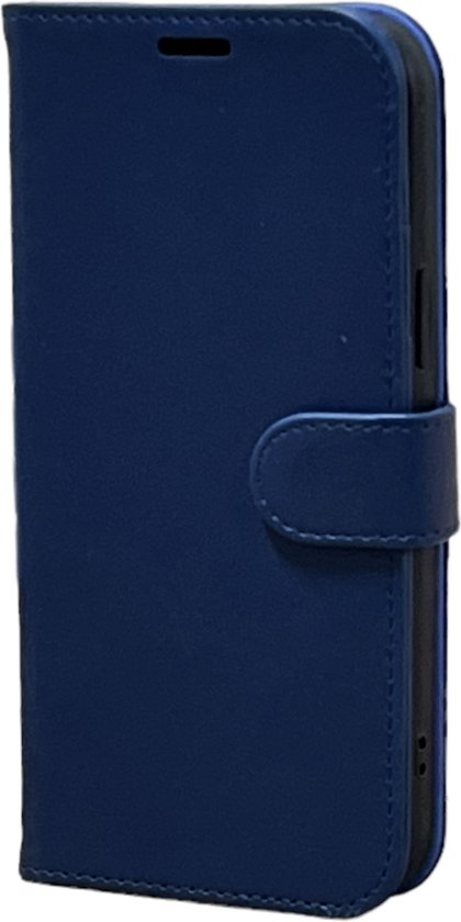 iNcentive PU Wallet Deluxe Samsung Galaxy A20s - bleu marine - Blauw
