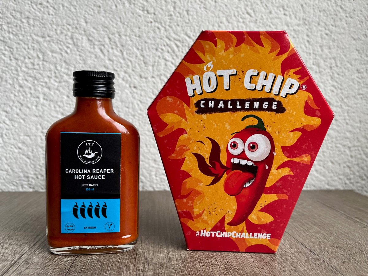 Hot Chip Challenge - Puce de poivre Carolina Reaper & Trinidad Scorpion - 2  millions