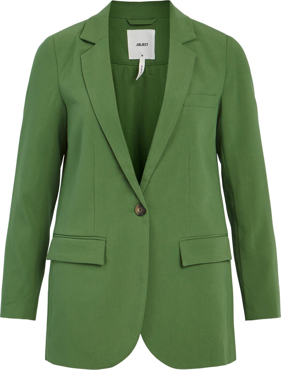 Object Blazer Objsigrid L/s Blazer Noos 23035737 Artichoke Green Dames Maat - 36