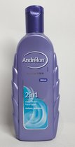 Andrelon 2 in 1 Shampoo - 300 ml - Met Aloe Vera - Shampoo + Conditioner ineen - Voordeel Set 4 stuks