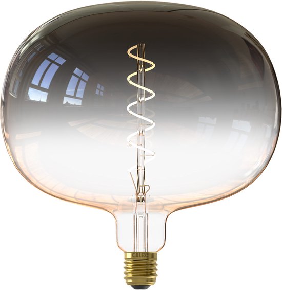 Calex Colors Boden Gris  - Ampoule LED E27 - Source Lumineuse Filament Dimmable - 5W - Lumière Wit Chaud