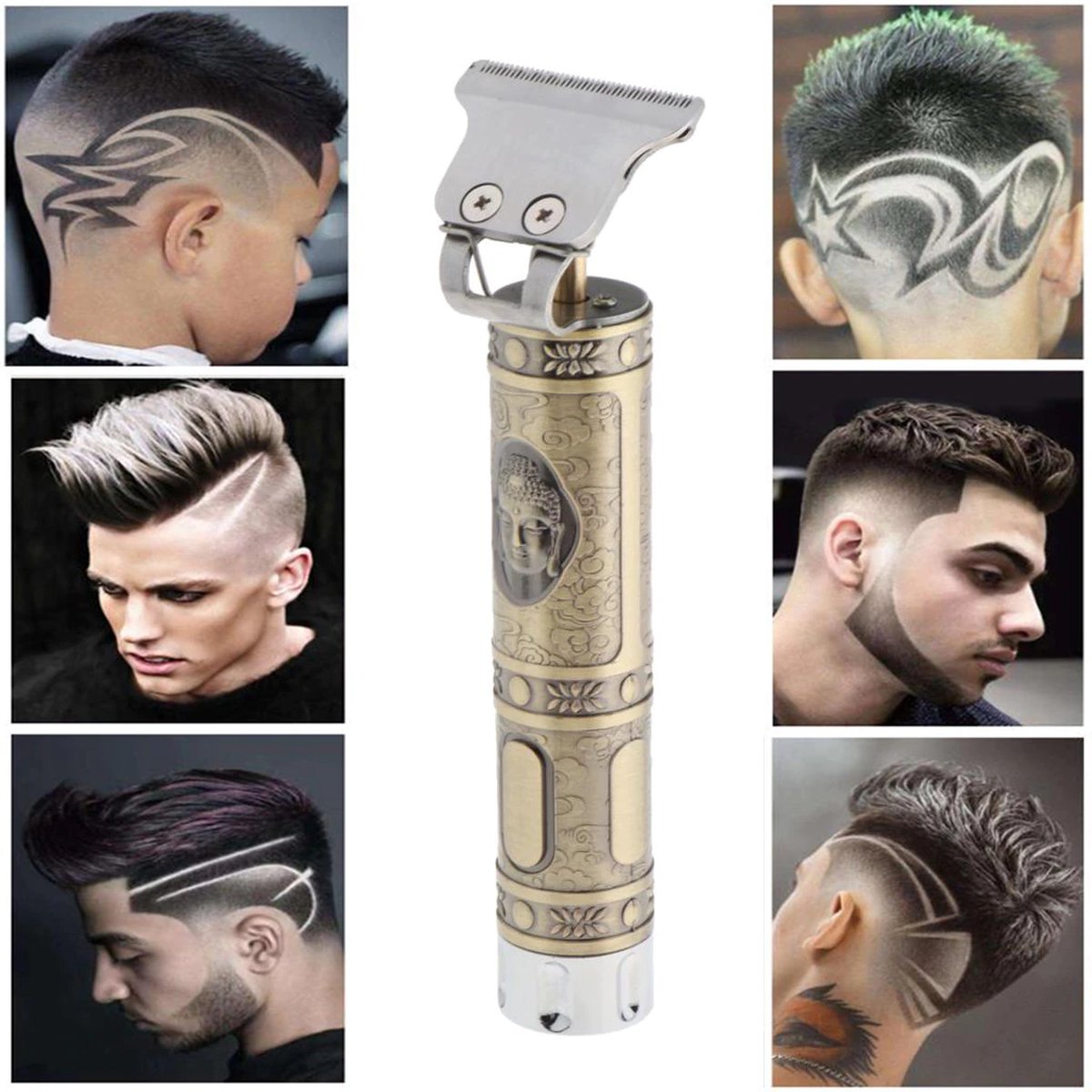 Tondeuse Mannen - Professionele Elektrische Tondeuse Draadloze T-Outliner Usb Oplaadbare Tondeuse Trimmer Kapper Kapsel