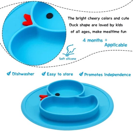 Cartoon Silicone Baby Eating Bibs and Baby Anti-dirty Waterproof Bib Placemat Al