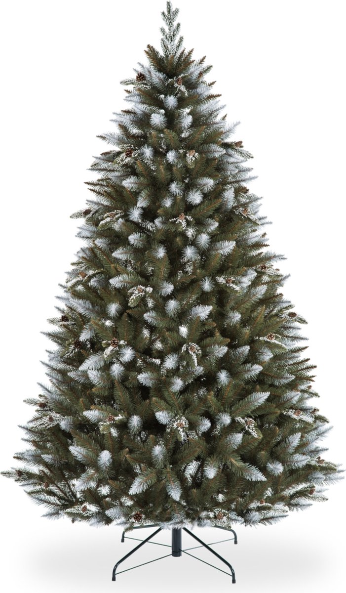 Novatom - Kerstboom Besneeuwde spar met PE - 220 cm - Premium PVC