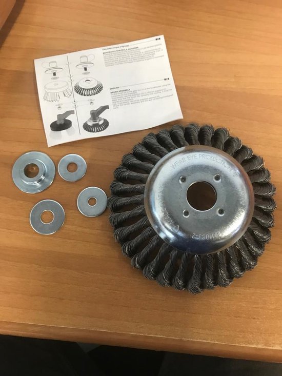 Bosch Professional Pannenborstel, Staal, Geknoopte Draad, 0,5 Mm, 100 Mm, 8500 Omw/Min, M 14, 2608622010