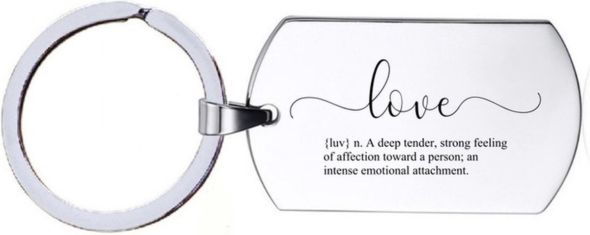 Sleutelhanger RVS - Love