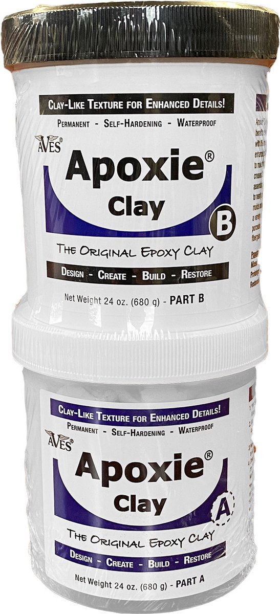 Apoxie Clay - Gewicht: 3 lb (1.36 Kg), Kleur: Native