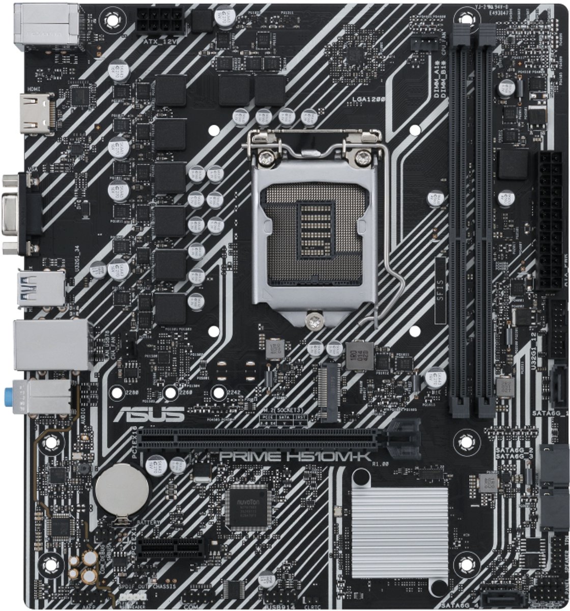 ASUS PRIME H510M-K Intel H510 LGA 1200 micro ATX