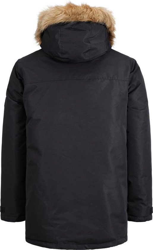 JACK & JONES Parka Jas Heren Zwart