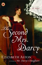Boekomslag met een schilderij van een vrouw in een rode jurk, titel 'The Second Mrs. Darcy'.