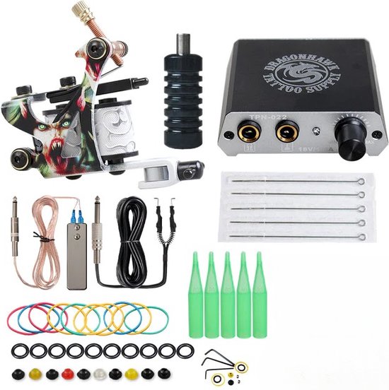 Goose Lyne® Complete Tattoo Kit Machines Tattoo Kit voor beginner