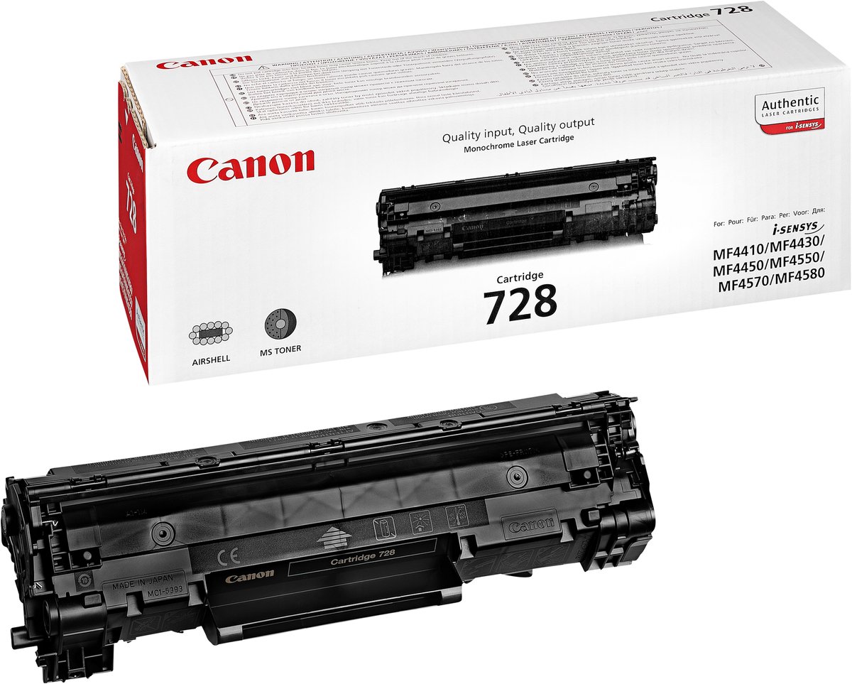Canon CRG728 - Tonercartridge / Zwart