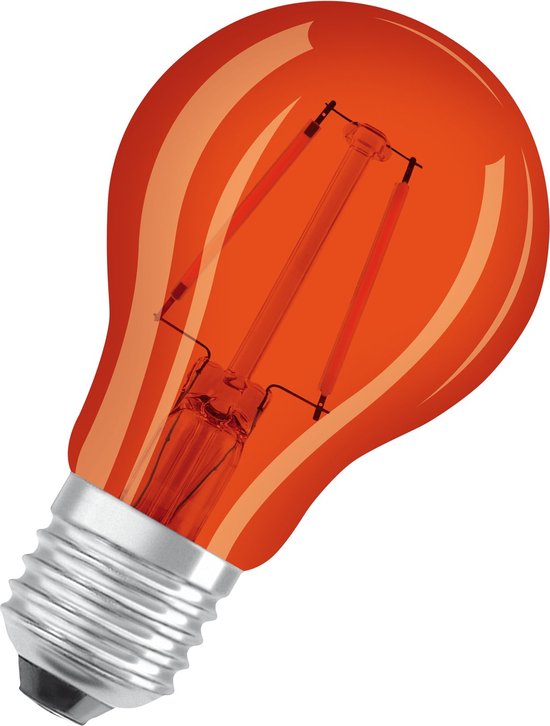 OSRAM 4058075433960 LED-lamp Energielabel G (A - G) E27 Peer 2.5 W = 15 W  Oranje (Ø x... | bol.com