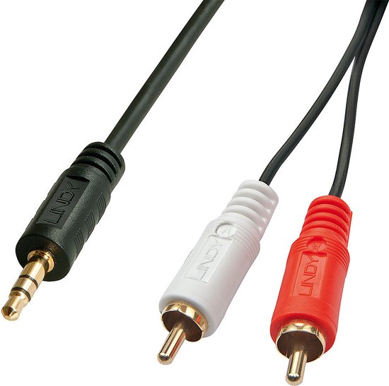 Audio Jack to RCA Cable LINDY 35682 bol