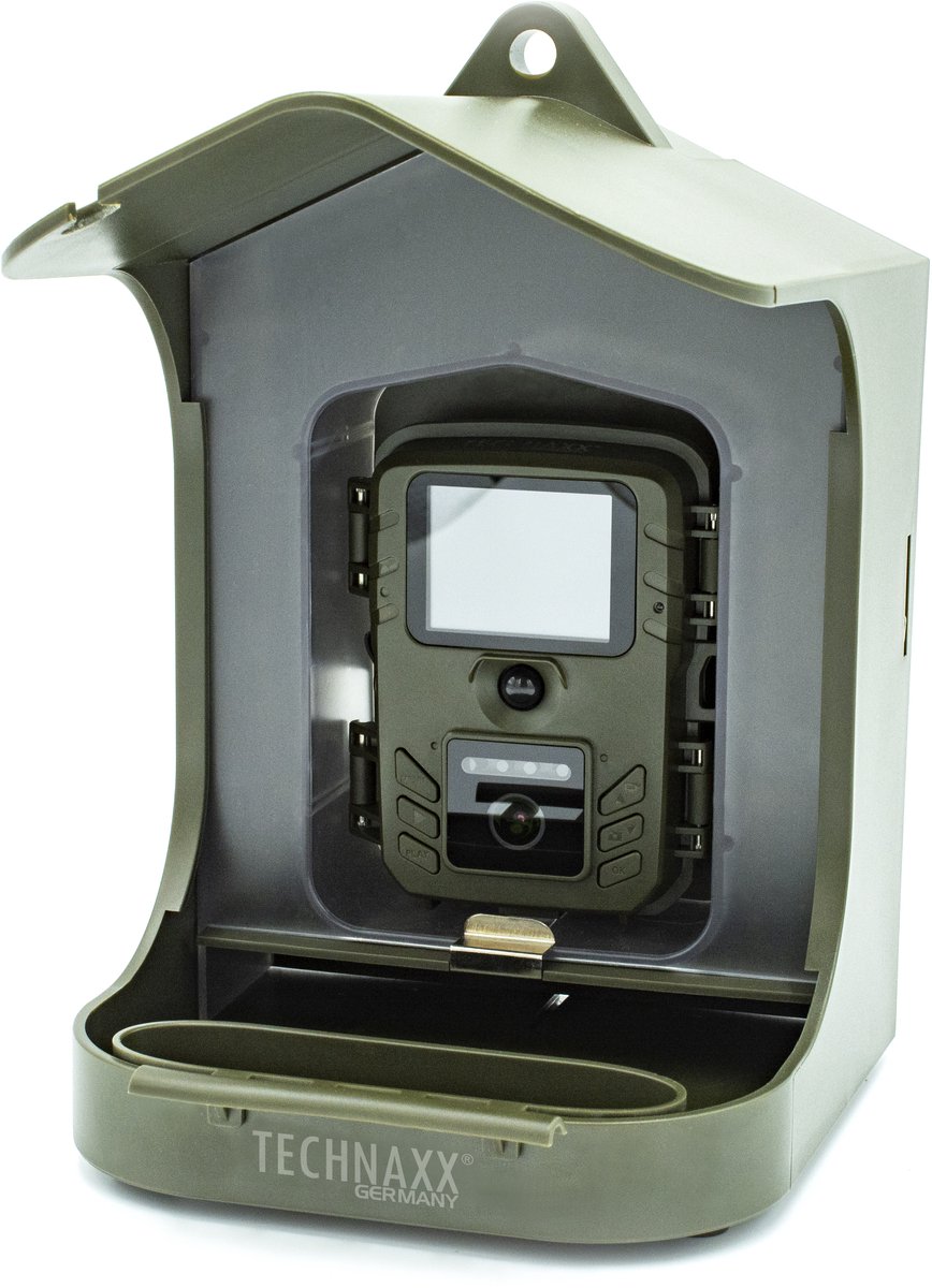 Technaxx Full HD camera voor observatie van vogels en kleine dieren - Met PIR sensor, microfoon en luidspreker - Op batterijen -