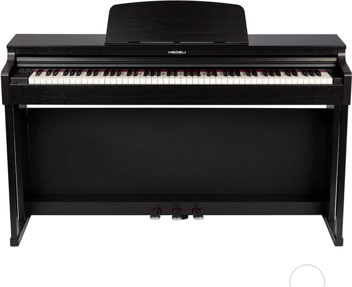 Digitale piano Medeli Andromeda Series UP203/BK 2x 20 Watt ebony black satin