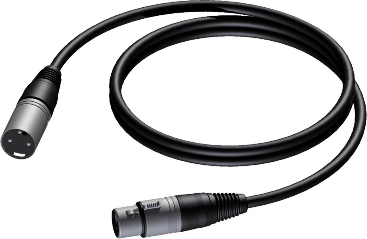 ProCab CAB901 XLR-kabel 1 meter