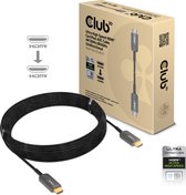 CLUB3D CAC-1376, 10 m, HDMI Type A (Standard), HDMI Type A (Standard), 48 Gbit/s, Canal de retour audio (ARC, Audio Return Channel), Noir