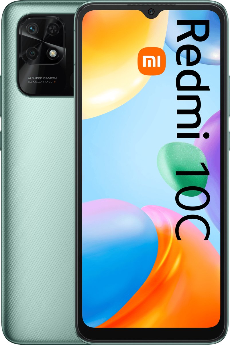 Xiaomi Redmi 10C 64GB Groen