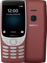 Nokia 8210 4G, Barre, Double SIM, 7,11 cm (2.8"), 0,3 MP, 1450 mAh, Rouge