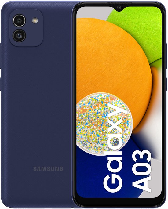 Samsung Galaxy A03 (2022) - 64 GB - Blauw