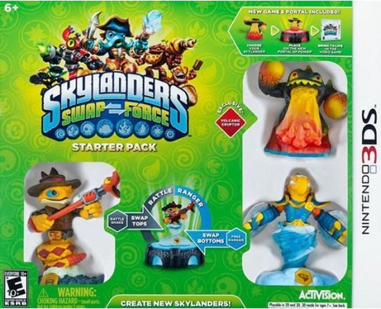 Skylanders Swap Force Starter Pack - 3DS game - 256 unieke