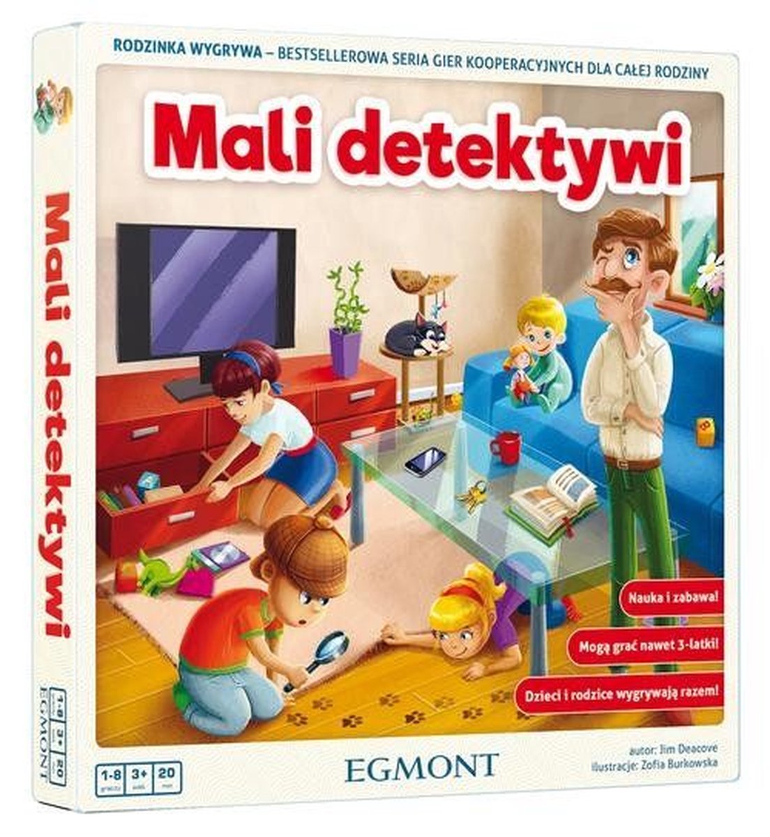 Egmont - Kinderbordspel - Mali detektywi - Voor kinderen - Geheugen- en Denkspel