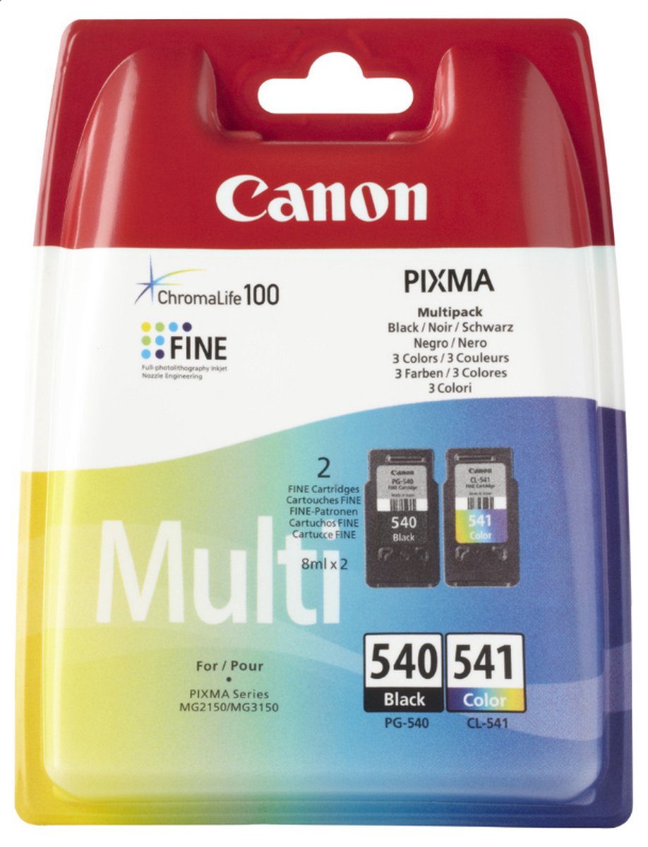 Canon PG-540/CL-541 - Inktcartridge / Zwart / Kleur