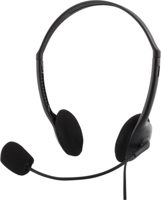 Ontembare Ontrouw Bediende Deltaco HL-21 - Stereo Headset - Flexibele Microfoonarm - On-Ear - 3,5 mm  Aansluiting | bol.com